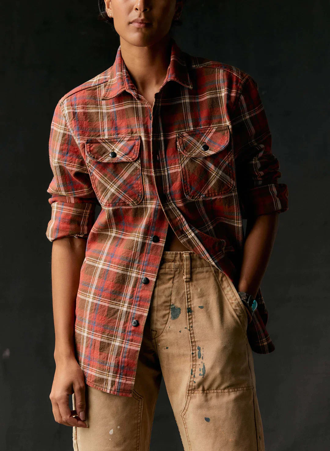 ellie plaid in sierra